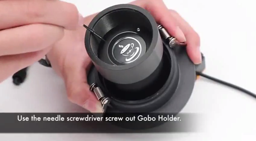 WT sr1520 gobo change tutorial